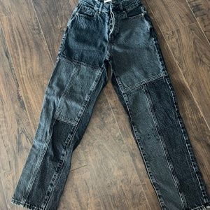 Pacsun black pattern jeans